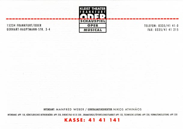 Briefpapier / Briefkarte mit Logo